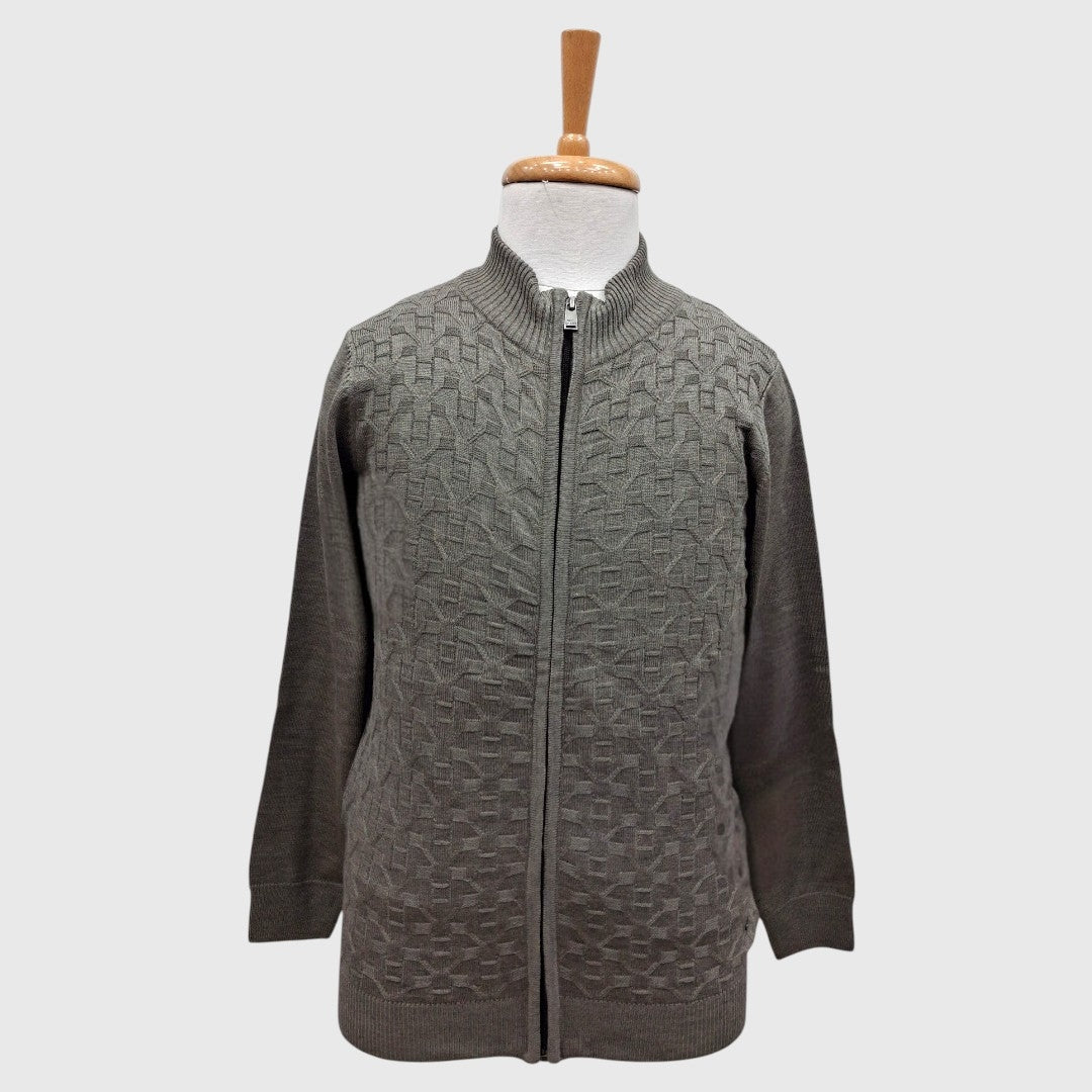MEN'S FULL ZIP SWEATER