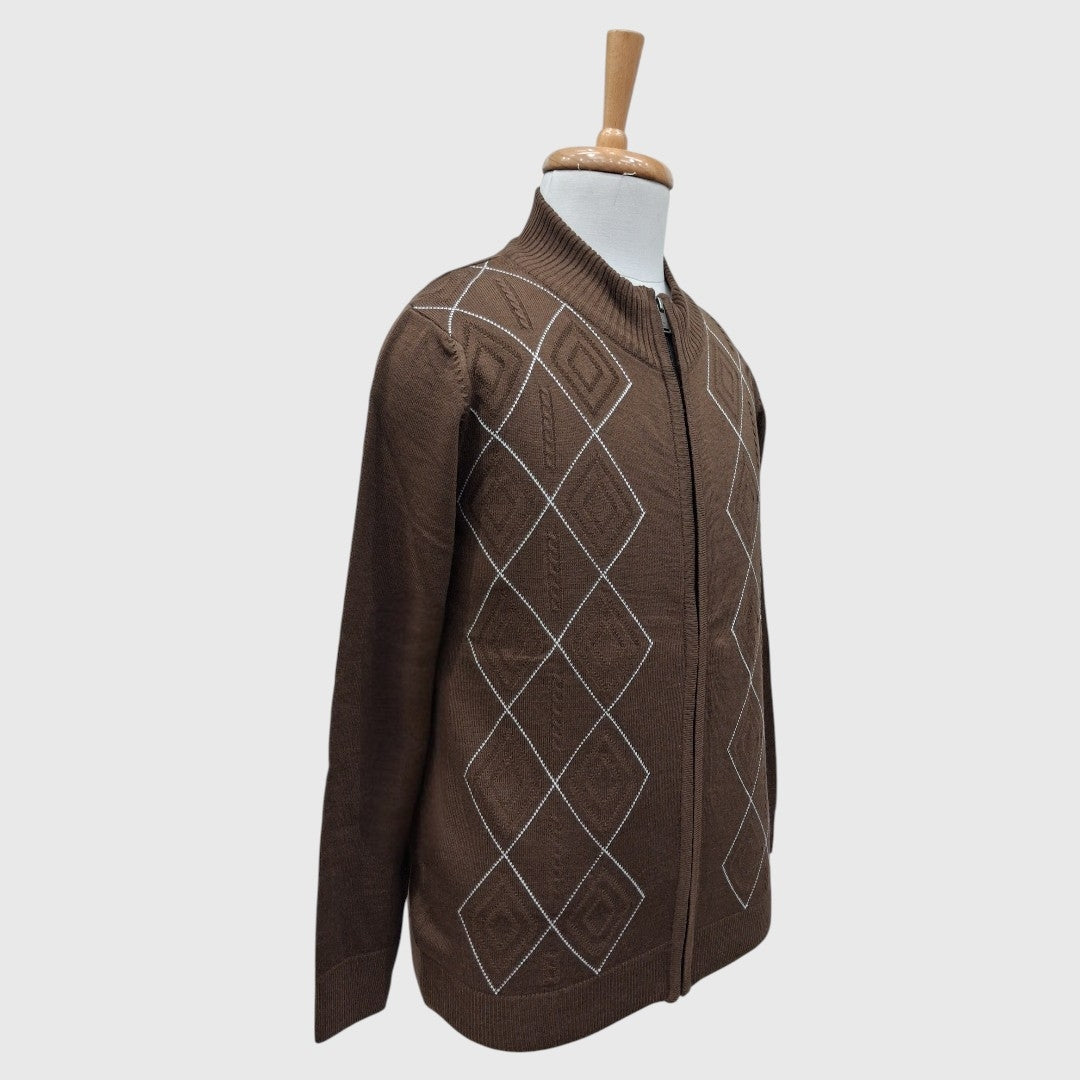 MEN'S FULL ZIP SWEATER