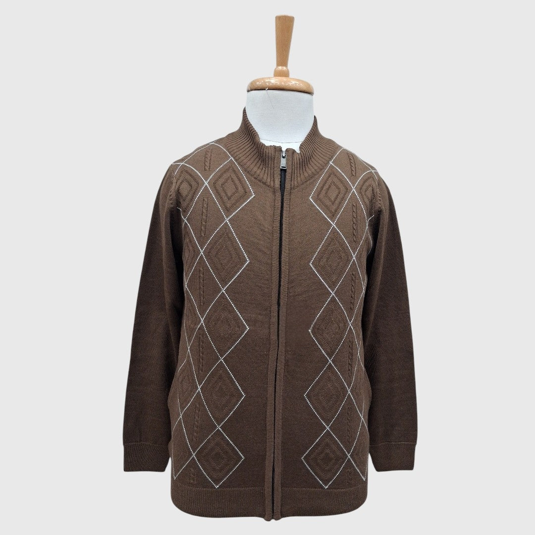 MEN'S FULL ZIP SWEATER