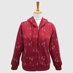 WOMEN'S SWEATSHIRT FULL ZIP HOODIE
