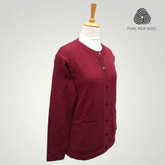 WOMEN'S PURE WOOL CARDIGAN