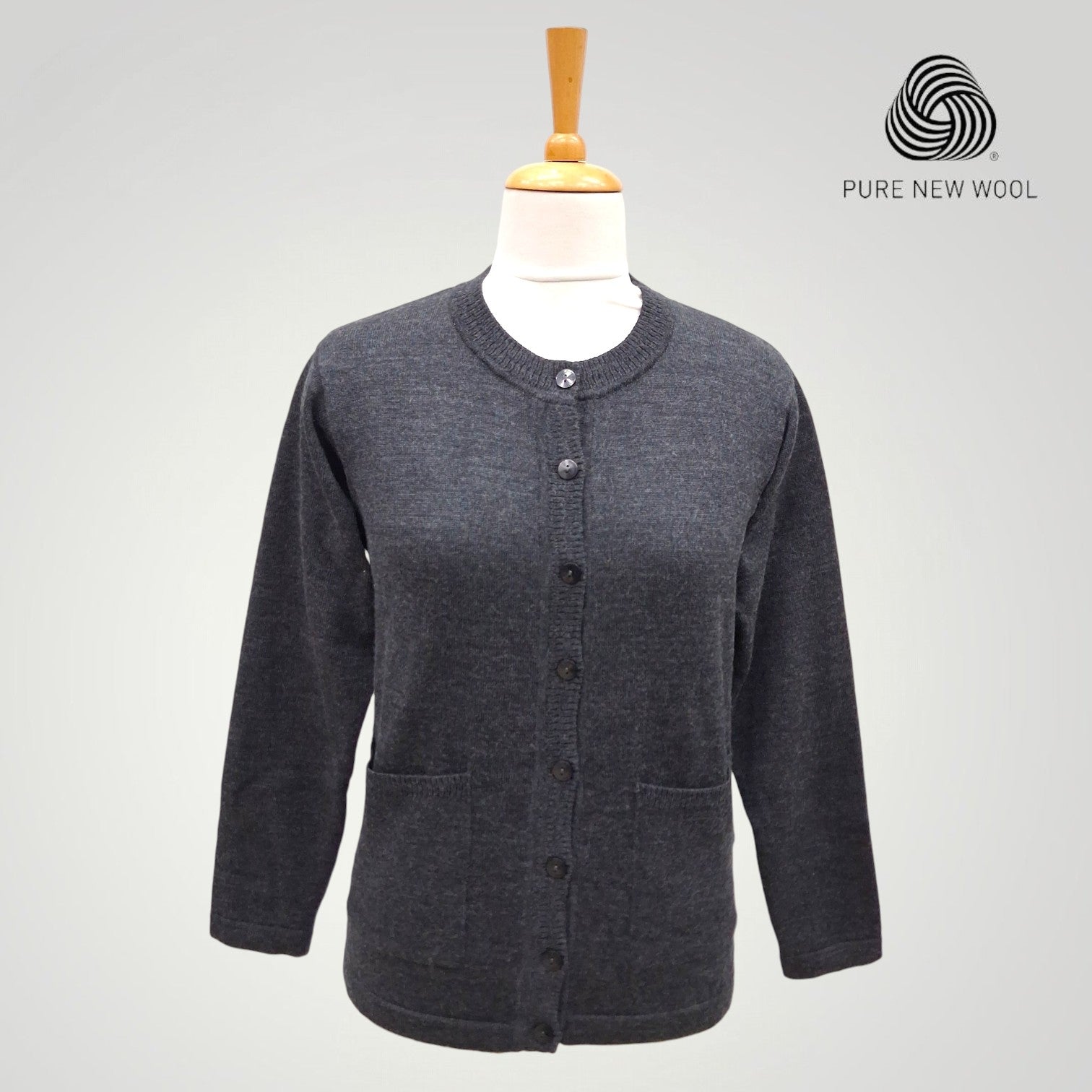 WOMEN'S PURE WOOL CARDIGAN