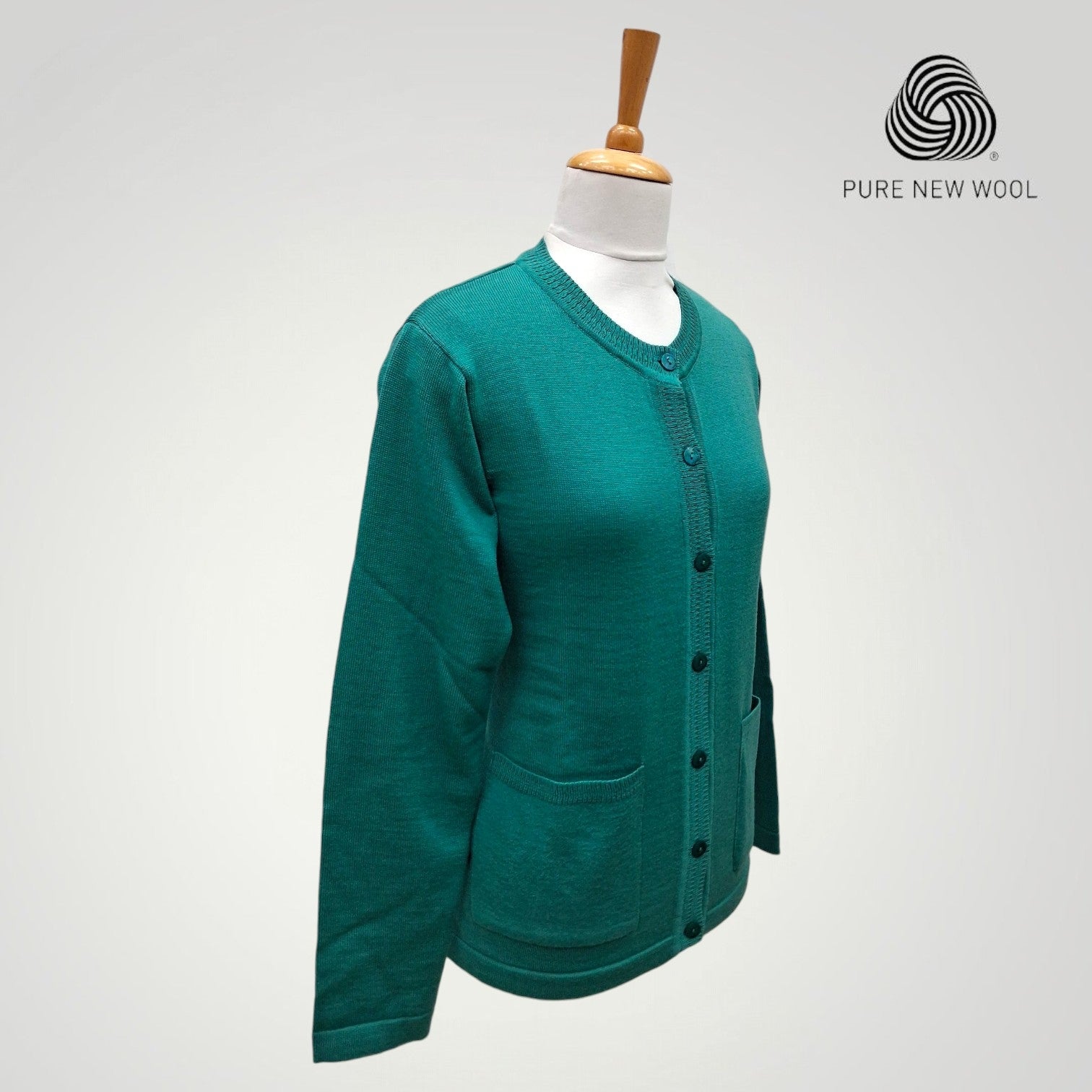 WOMEN'S PURE WOOL CARDIGAN