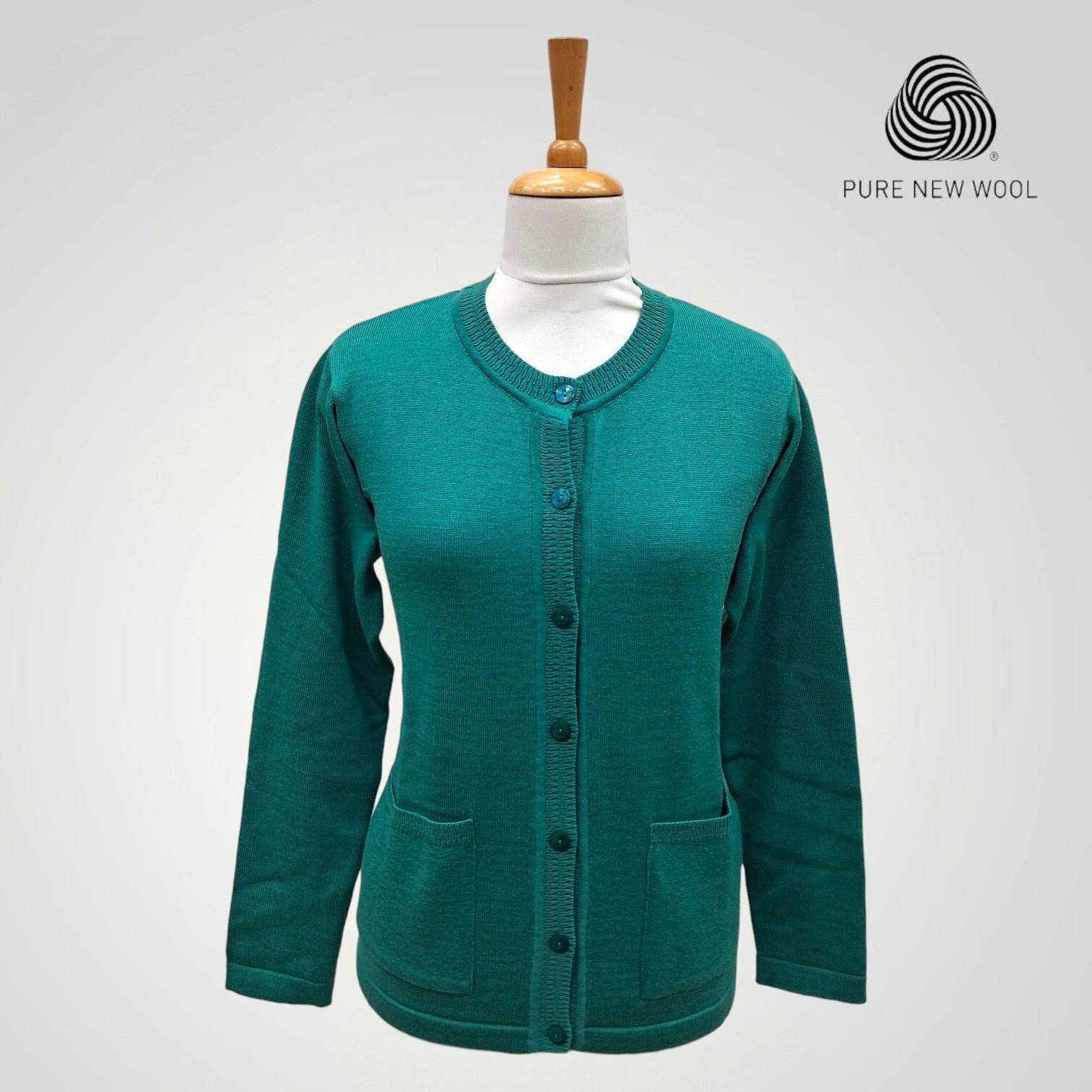 WOMEN'S PURE WOOL CARDIGAN