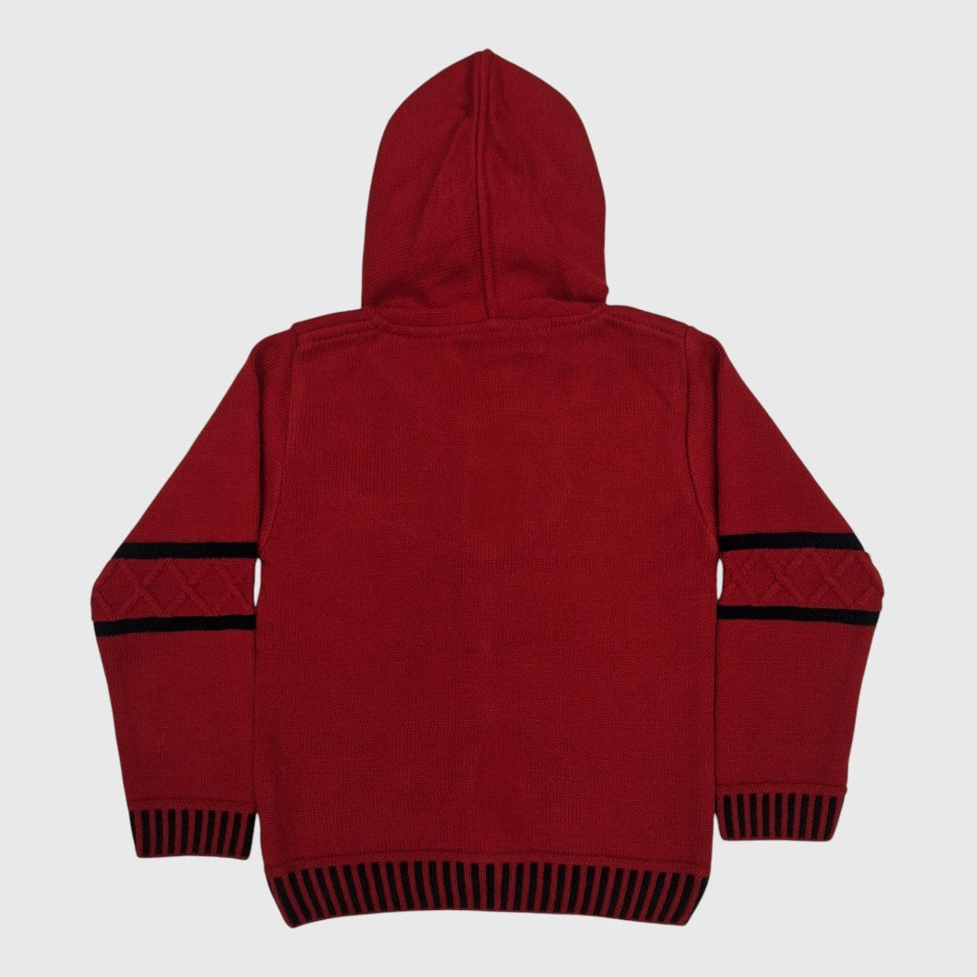 BOY'S SWEATER ZIP WITH HOOD