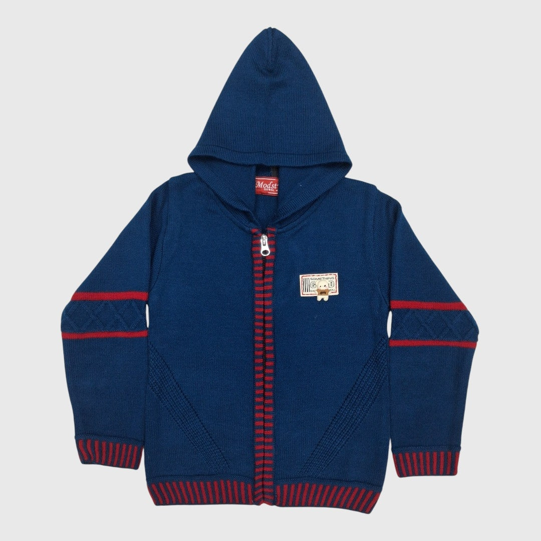 BOY'S SWEATER ZIP WITH HOOD
