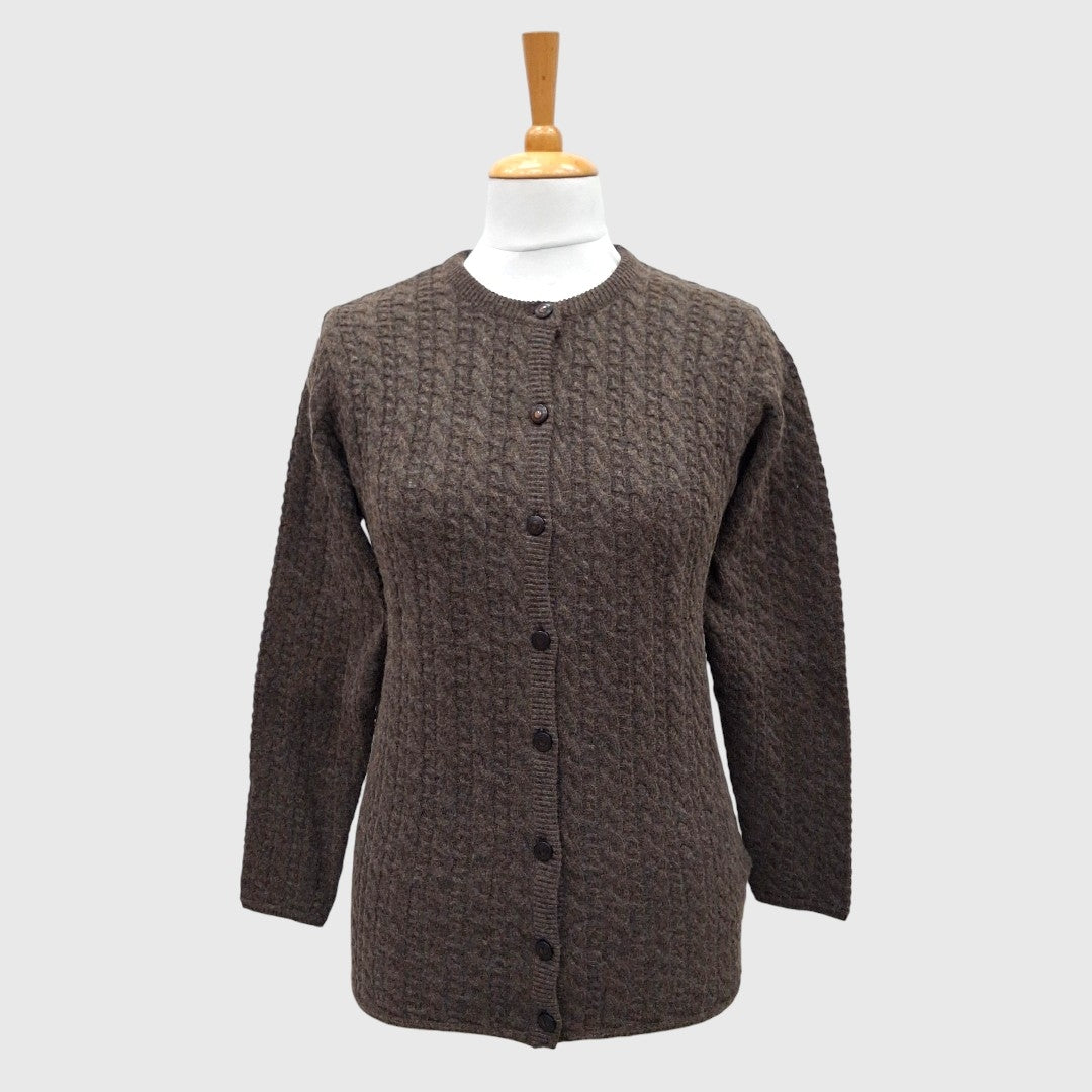 WOMEN'S LAMB'S WOOL CARDIGAN