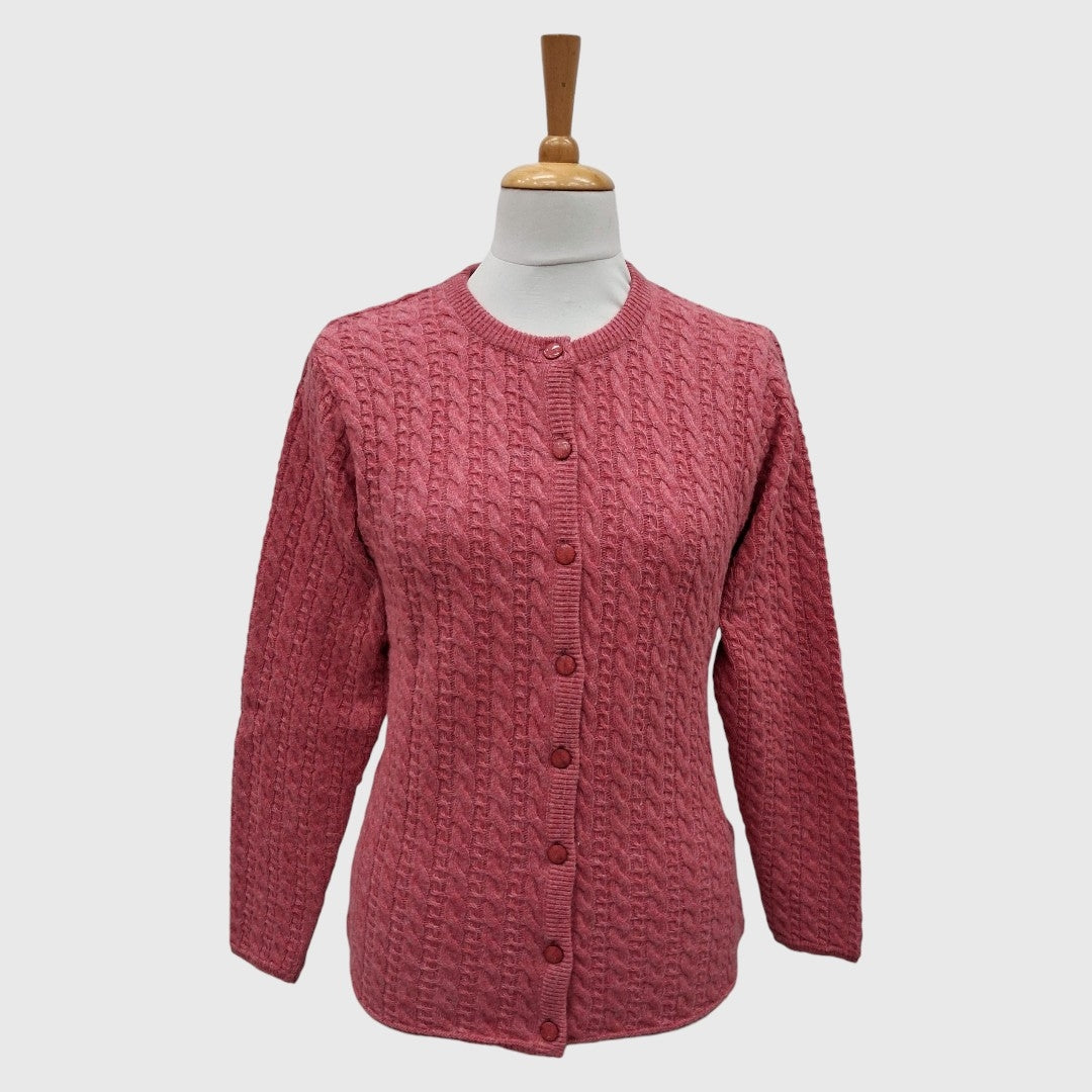 WOMEN'S LAMB'S WOOL CARDIGAN