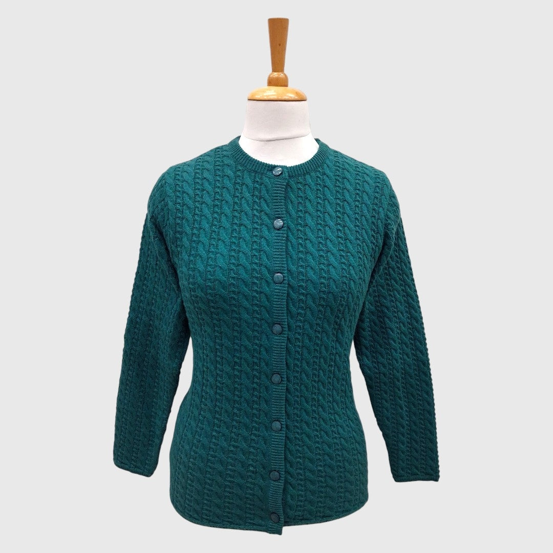 WOMEN'S LAMB'S WOOL CARDIGAN