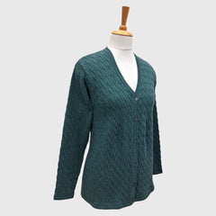 WOMEN'S LAMB'S WOOL CARDIGAN