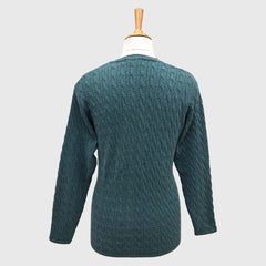 WOMEN'S V NECK CARDIGAN  LAMB'S WOOL