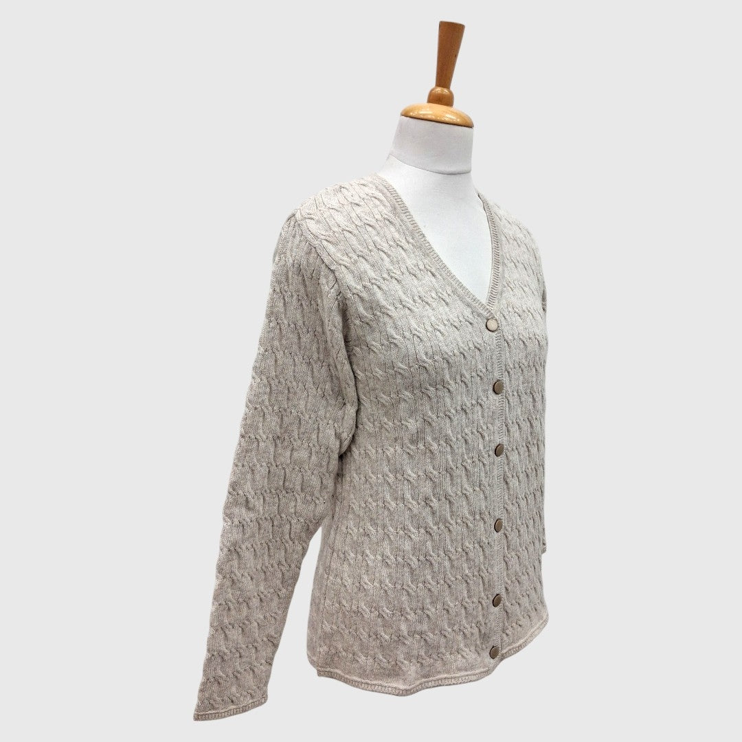 WOMEN'S LAMB'S WOOL CARDIGAN
