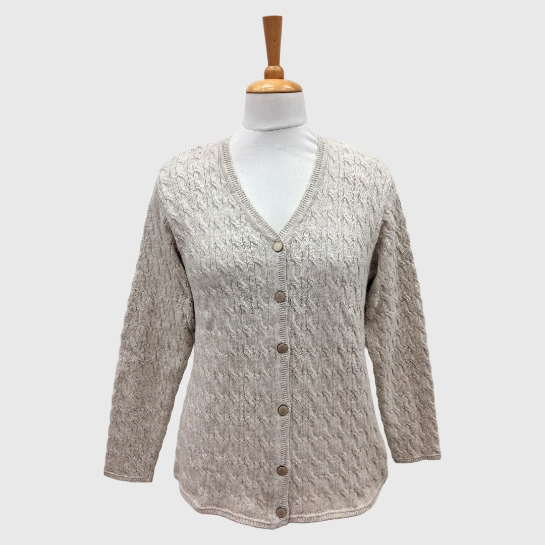 WOMEN'S LAMB'S WOOL CARDIGAN