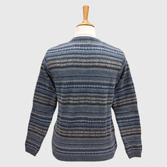 WOMEN'S R NECK  LAMB'S WOOL CARDIGAN
