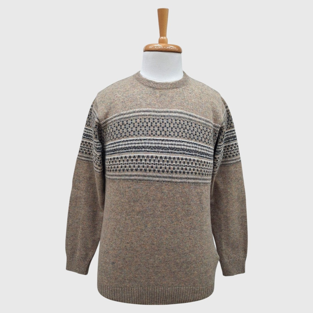 MEN'S LAMB'S WOOL ROUND NECK