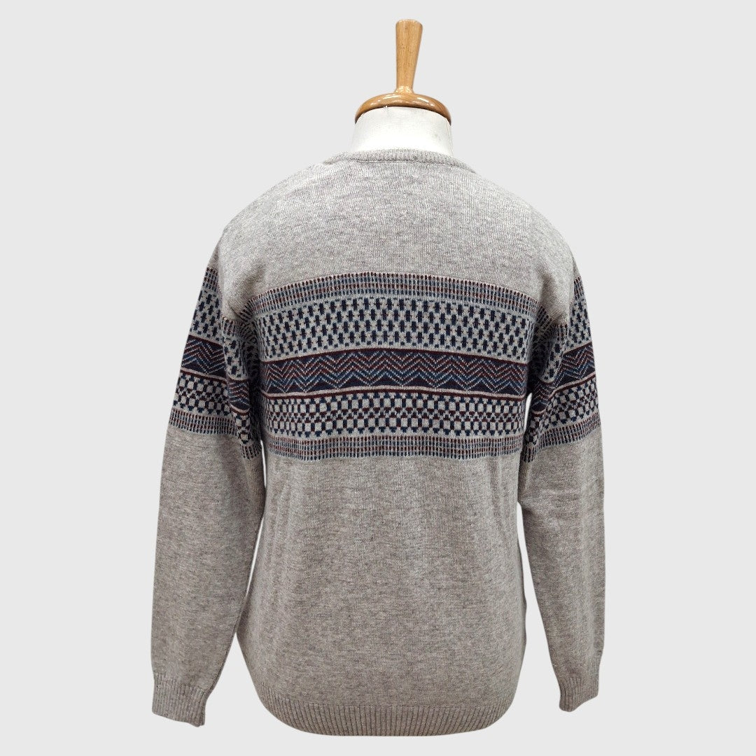 MEN'S LAMB'S WOOL ROUND NECK
