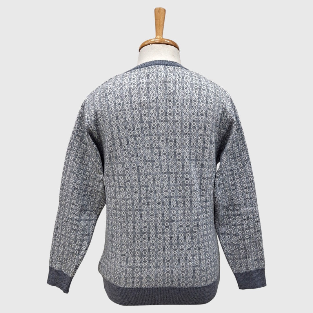 MEN'S ACRO WOOL FULL SLEEVES V NECK SWEATER