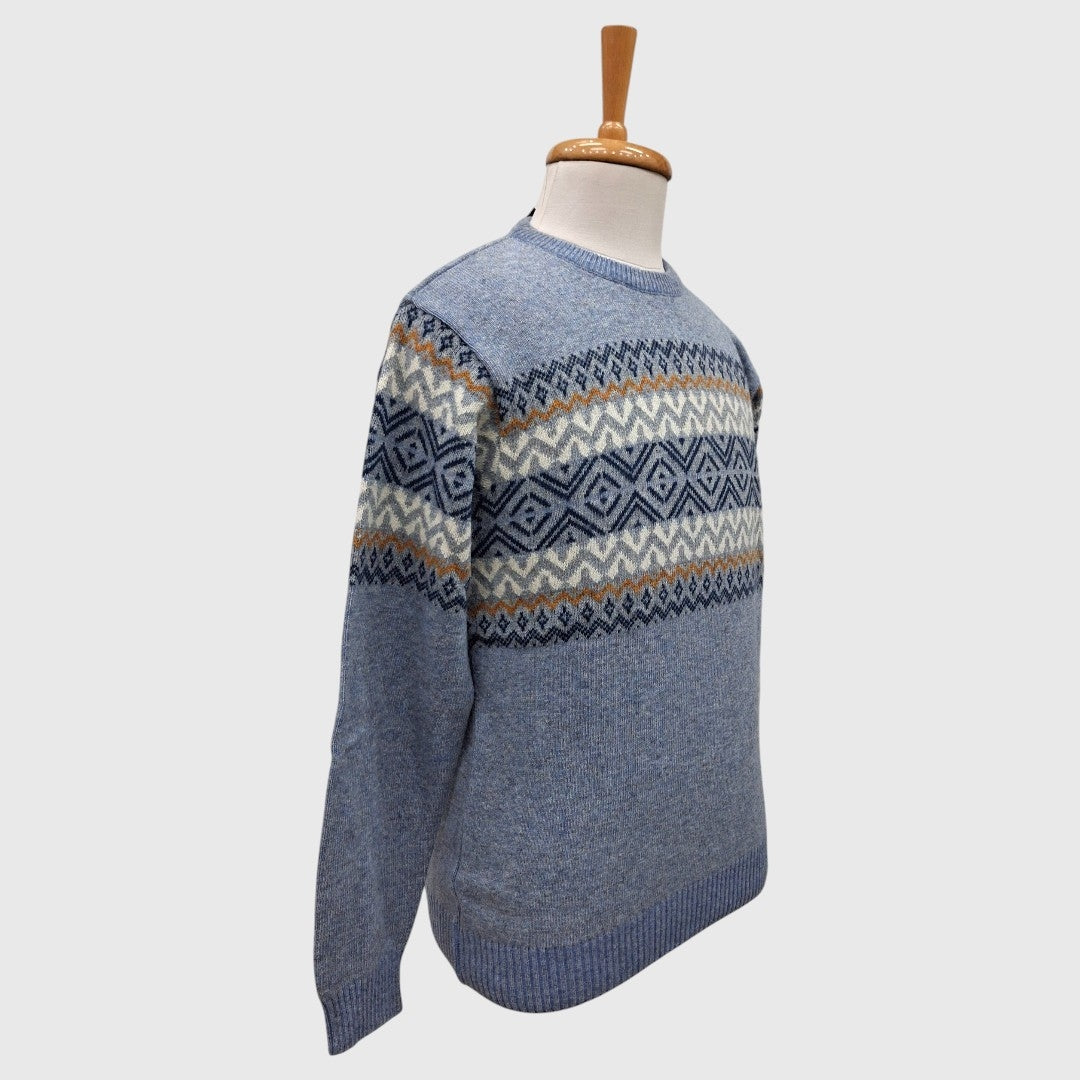 MEN'S LAMB'S WOOL PULLOVER CREW NECK