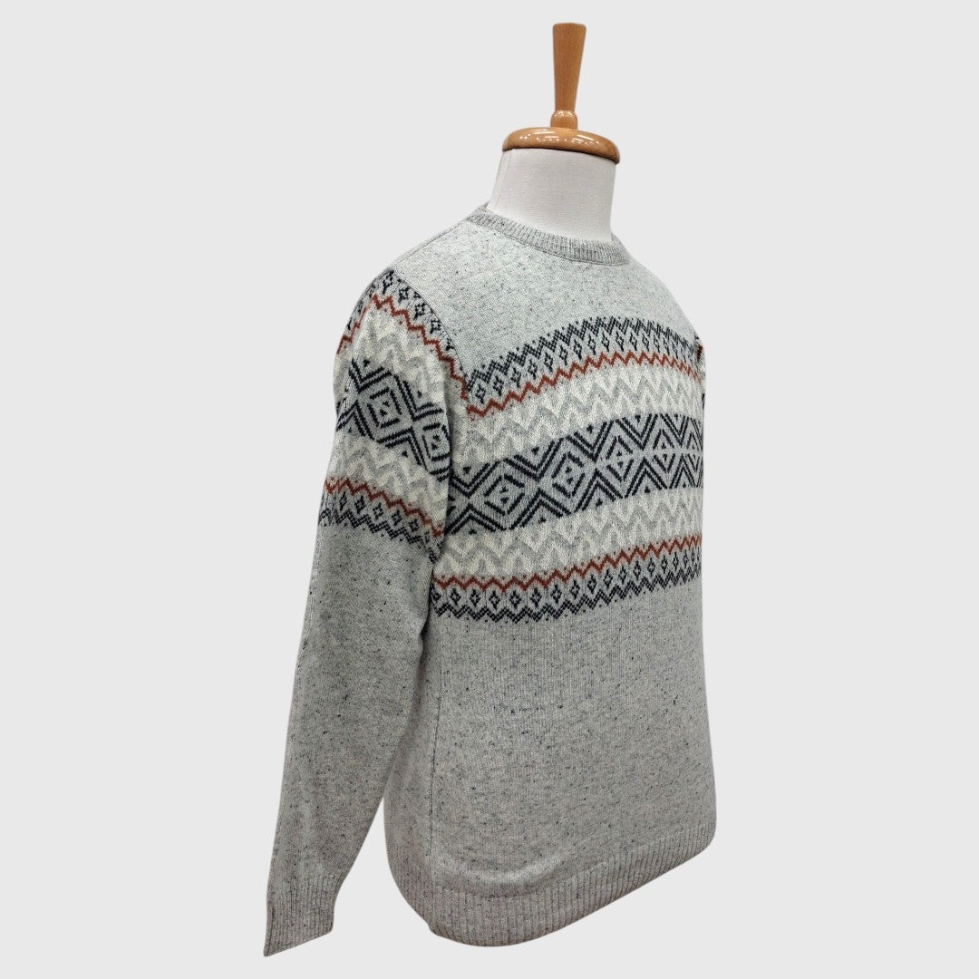MEN'S LAMB'S WOOL PULLOVER CREW NECK