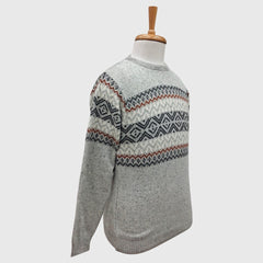 MEN'S LAMB'S WOOL PULLOVER CREW NECK
