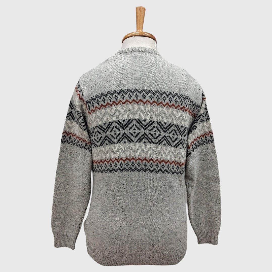 MEN'S LAMB'S WOOL PULLOVER CREW NECK