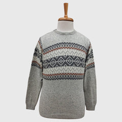 MEN'S LAMB'S WOOL PULLOVER CREW NECK