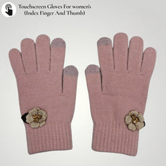 GLOVES TOUCHSCREEN / ACRO WOOL / WOMEN'S