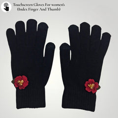 GLOVES TOUCHSCREEN / ACRO WOOL / WOMEN'S