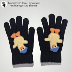 GLOVES TOUCHSCREEN / ACRO WOOL / WOMEN'S