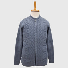 MEN'S FULL ZIP ACRO WOOL SWEATER