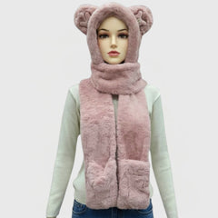 MUFFLER / FUR WITH POCKET / WOMEN'S