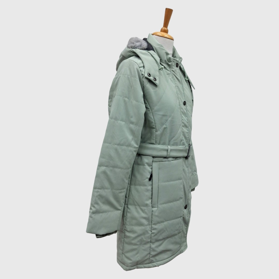 Women's Insulated Fleece Jacket Snow and Wind Resistance