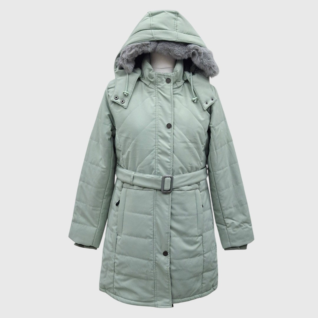 Women's Insulated Fleece Jacket Snow and Wind Resistance