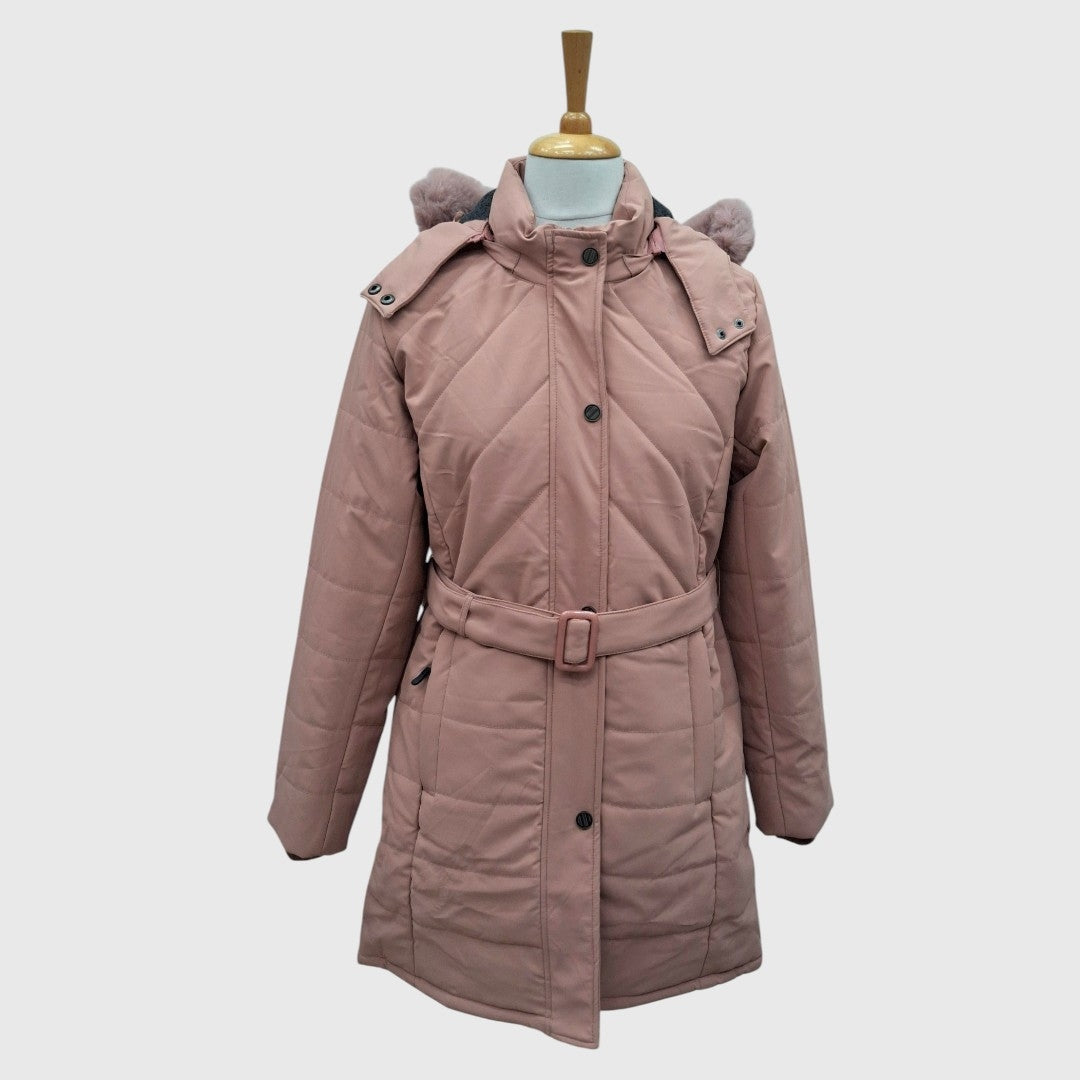 Women's Insulated Fleece Jacket Snow and Wind Resistance