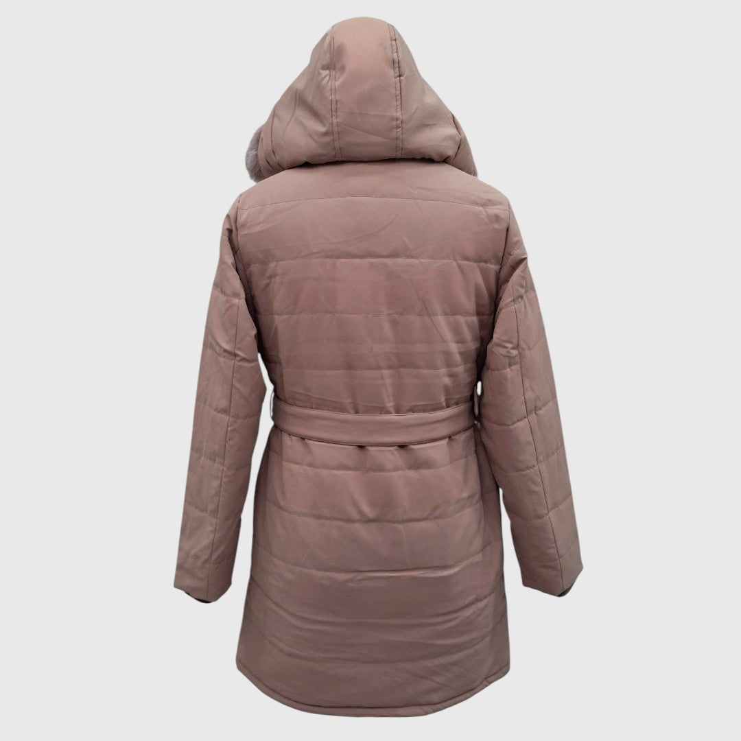Women's Insulated Fleece Jacket Snow and Wind Resistance