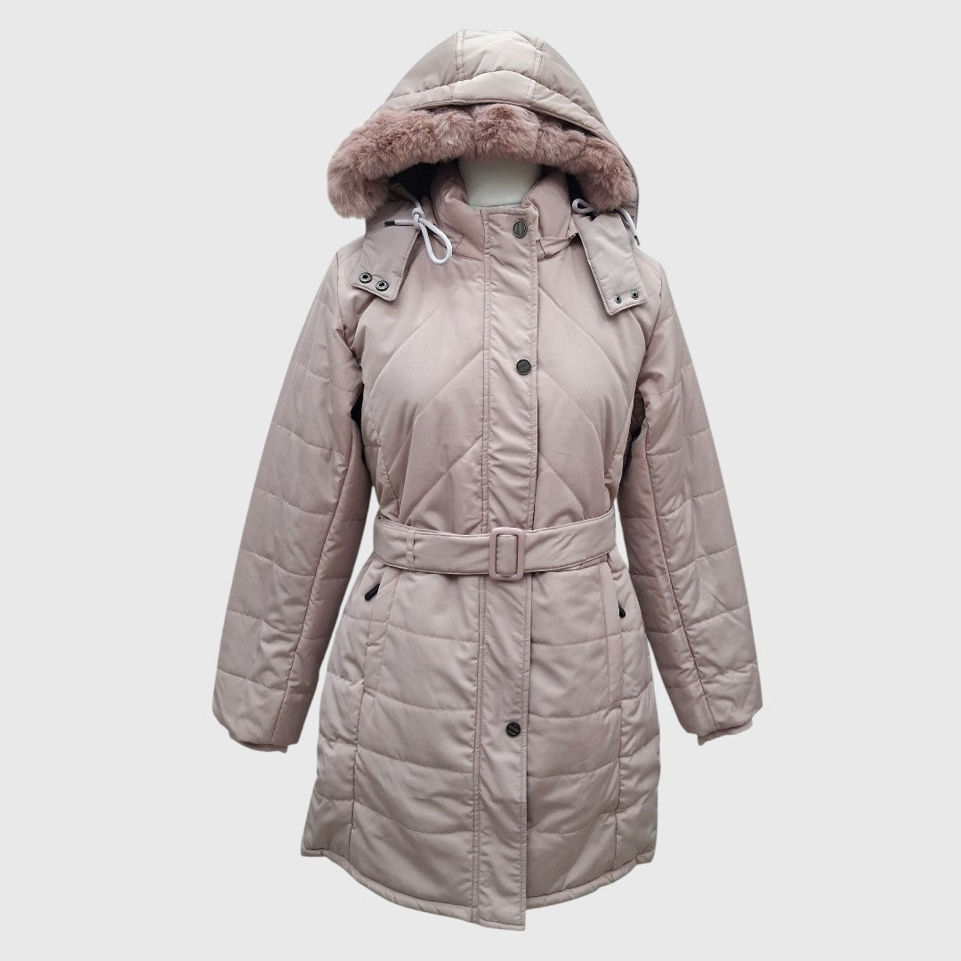 Women's Insulated Fleece Jacket Snow and Wind Resistance