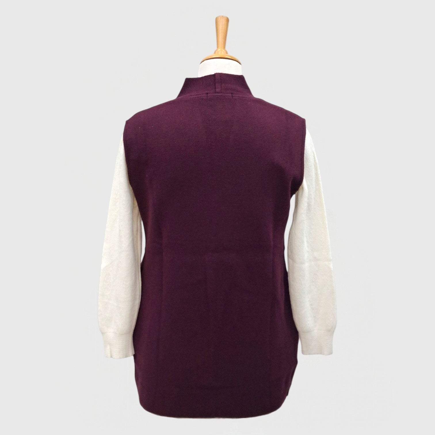WOMEN'S SLEEVELESS CARDIGAN