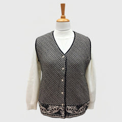 WOMEN'S SLEEVELESS CARDIGAN