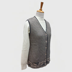 WOMEN'S SLEEVELESS CARDIGAN