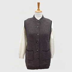 WOMEN'S SLEEVELESS CARDIGAN