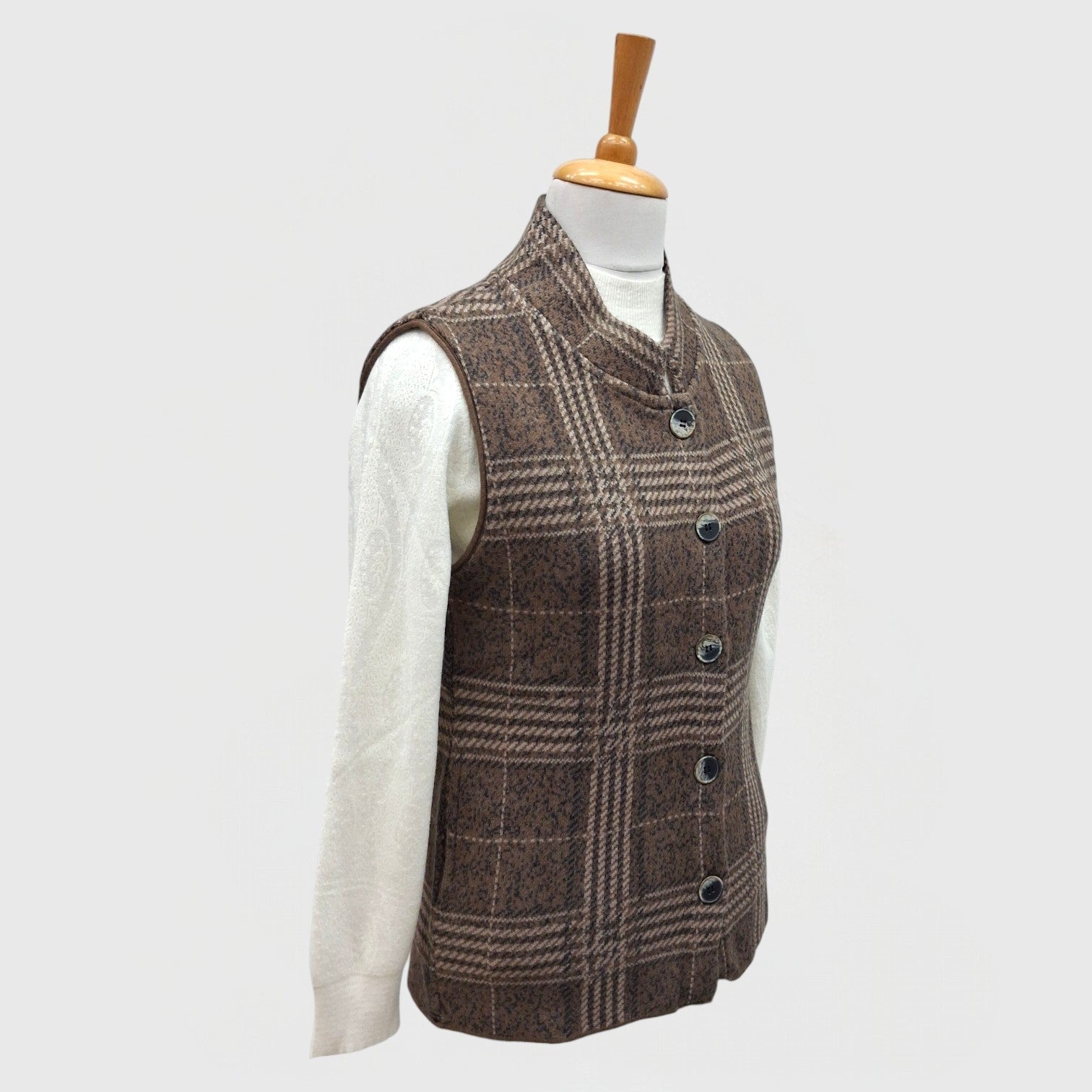 WOMEN'S SLEEVELESS CARDIGAN