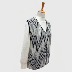 WOMEN'S SLEEVELESS CARDIGAN