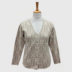 WOMEN'S V NECK CARDIGAN
