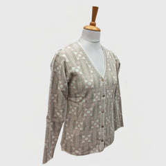 WOMEN'S V NECK CARDIGAN