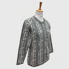 WOMEN'S R NECK CARDIGAN