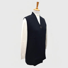 WOMEN'S SLEEVELESS CARDIGAN