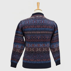 WOMEN PULLOVER COLLAR WITH BUTTON