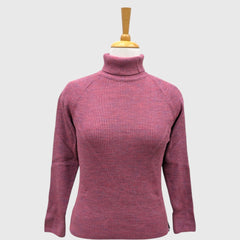 WOMEN'S TURTLE NECK PULLOVER