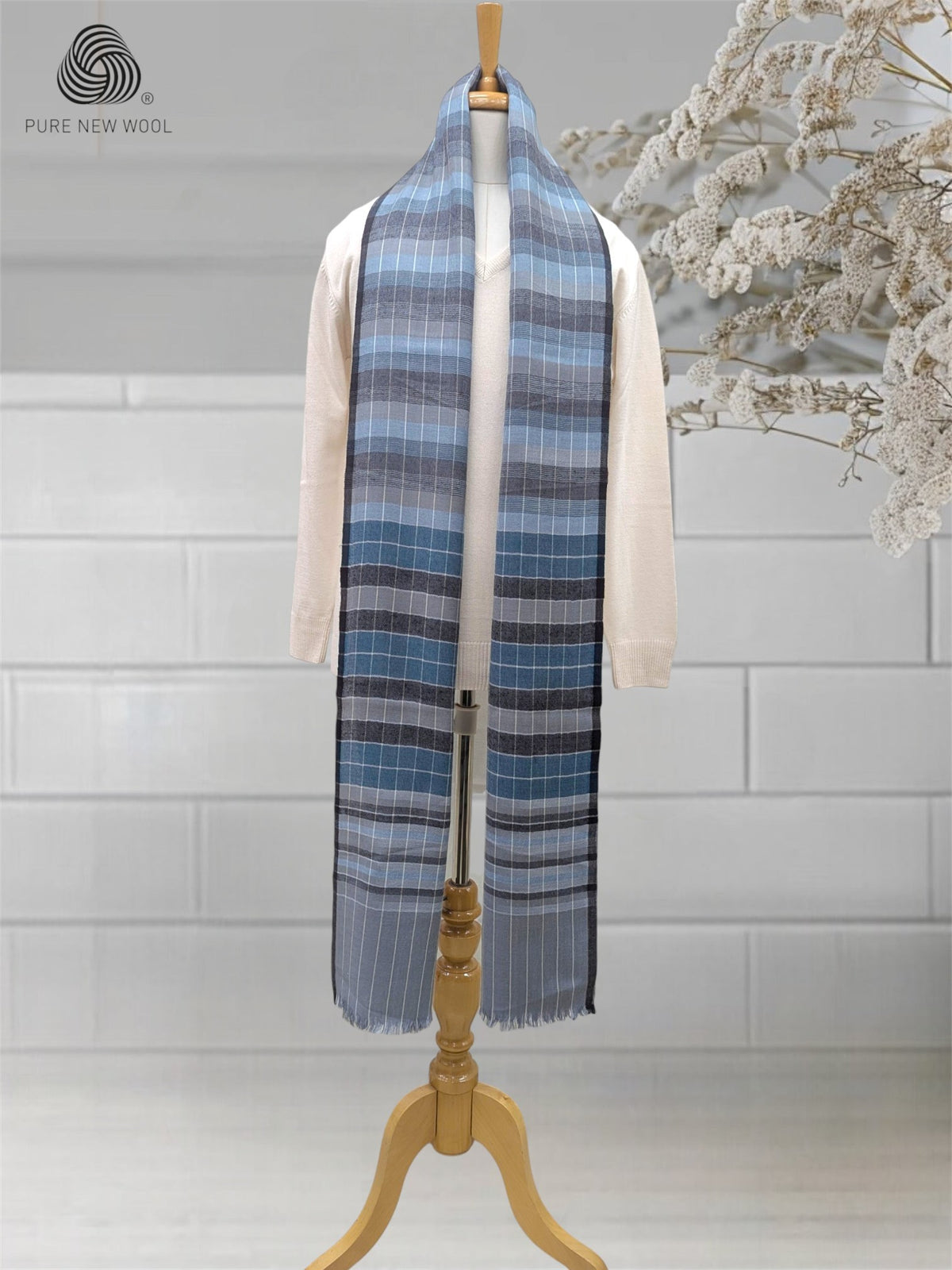 MEN'S SHAWL PURE WOOL