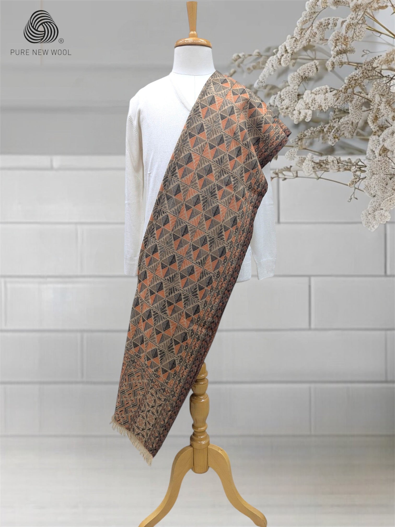 MEN'S SHAWL PURE WOOL